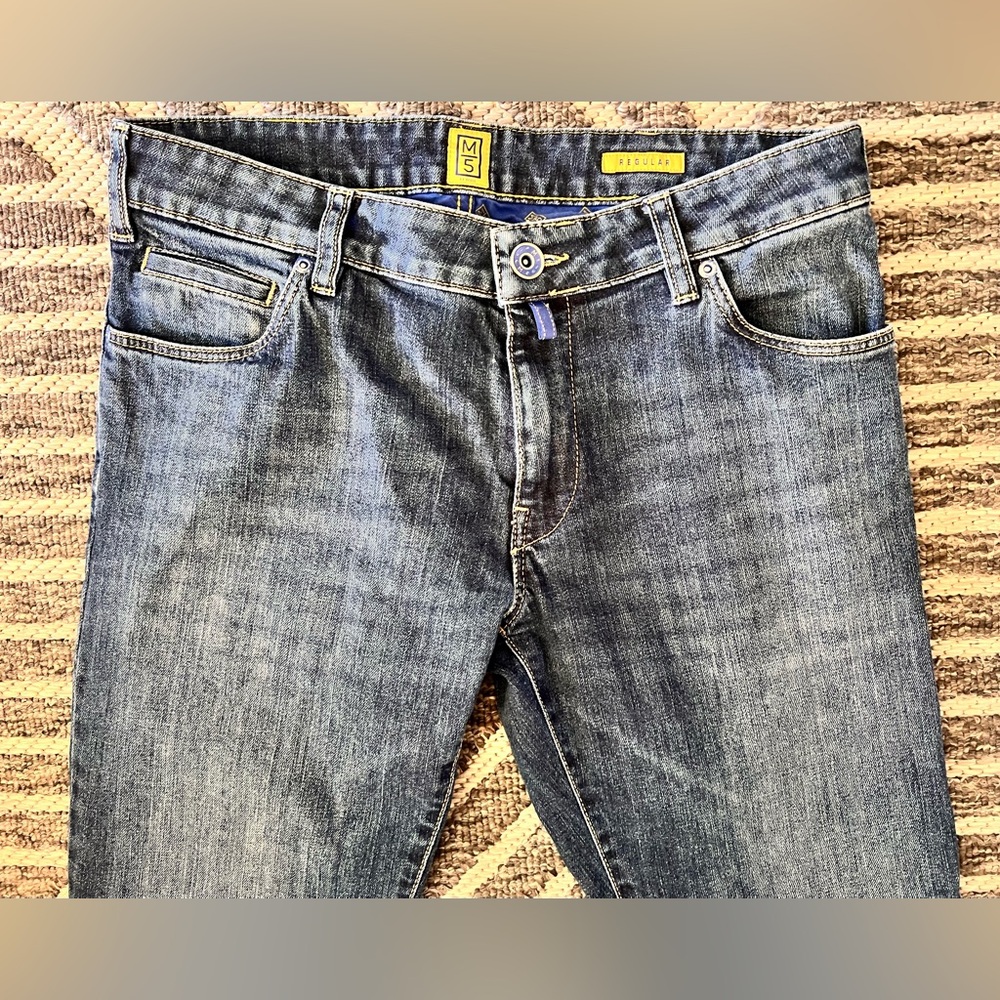 Meyer M5 Performance Regular Fit Medium Denim Jea… - image 8